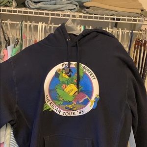 Jimmy Buffett Hot Water Tour Hoodie (retro design)